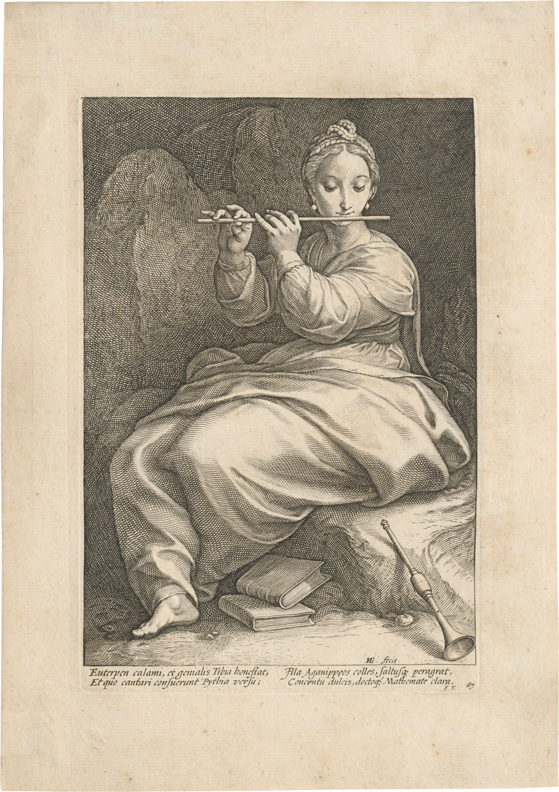 Lot 5517, Auction  127, Goltzius, Hendrick, Sechs Musen: 