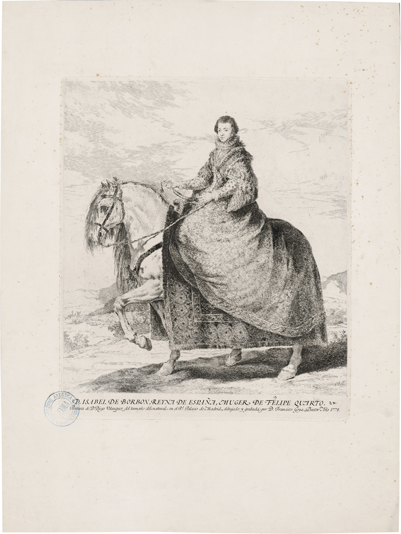 Lot 5520, Auction  127, Goya, Francisco de, Isabel de Borbon