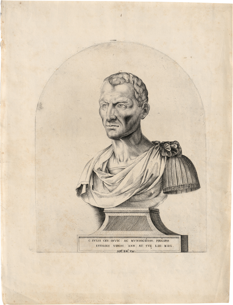 Lot 5558, Auction  127, Italienisch, um 1550. Büste des Julius Caesar