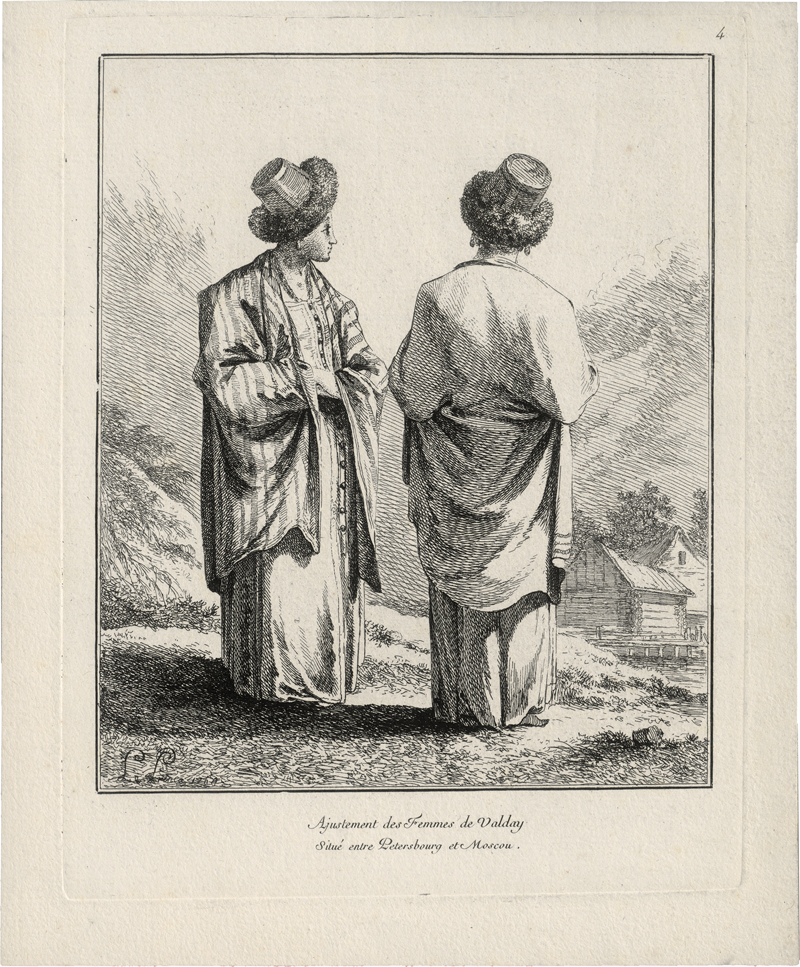 Lot 5565, Auction  127, Le Prince, Jean-Baptiste, Sieben Blatt zum russischen Volksleben