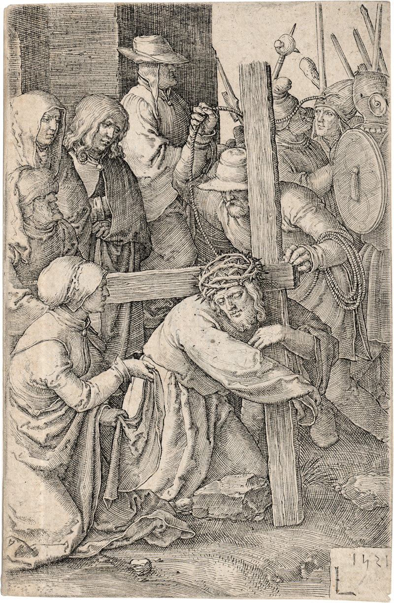 Lot 5570, Auction  127, Leyden, Lucas van, Die Kreuztragung