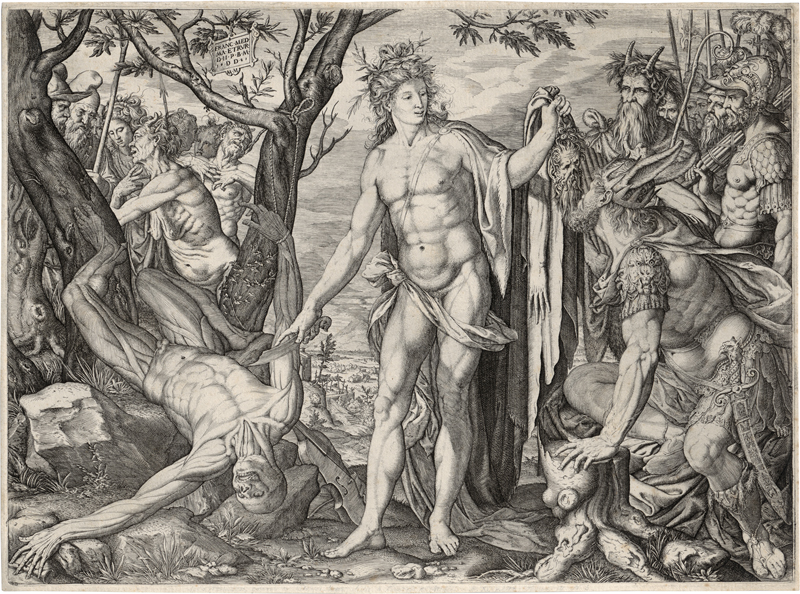 Lot 5580, Auction  127, Meier, Melchior, Die Schindung des Marsyas