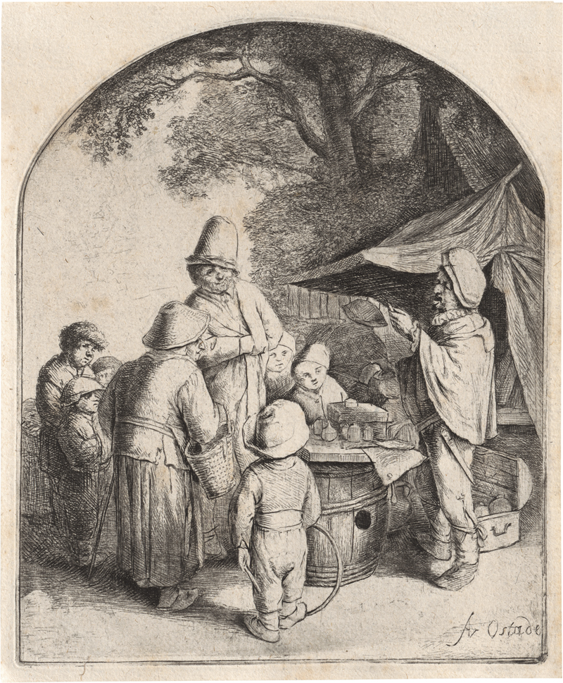 Lot 5593, Auction  127, Ostade, Adriaen van, Der Quacksalber