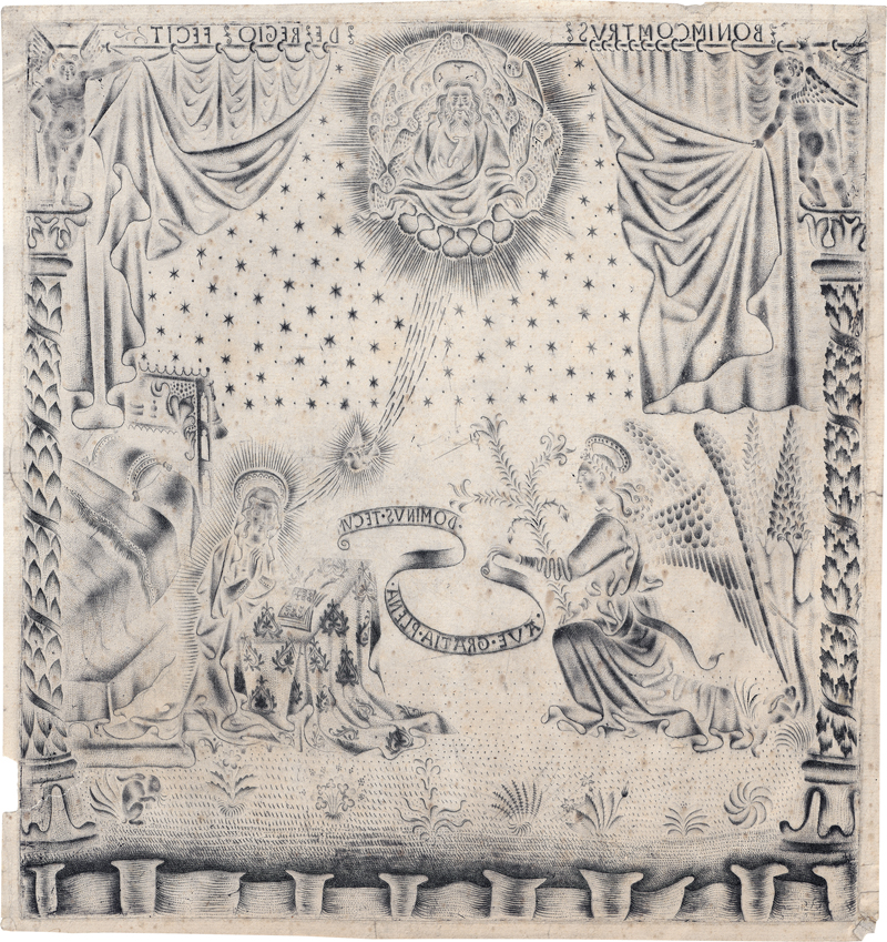 Lot 5606, Auction  127, Reggio, Buonincontro da, Verkündigung