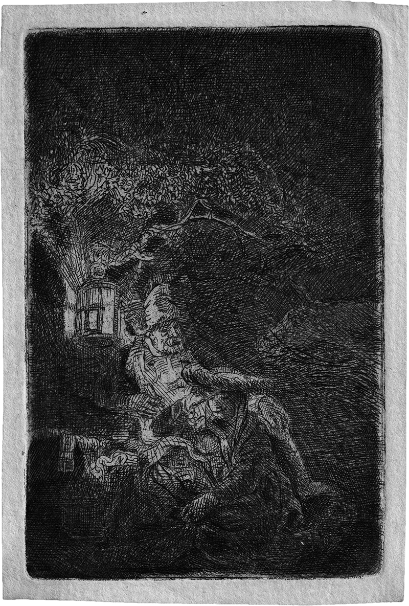 Lot 5608, Auction  127, Rembrandt Harmensz. van Rijn, Die Ruhe auf der Flucht, Nachtstück