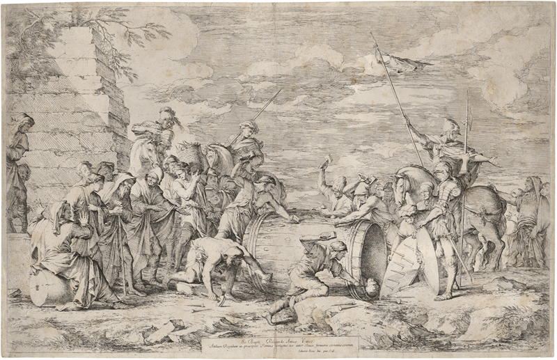 Lot 5632, Auction  127, Rosa, Salvator, Der Tod des Attilius Regulus