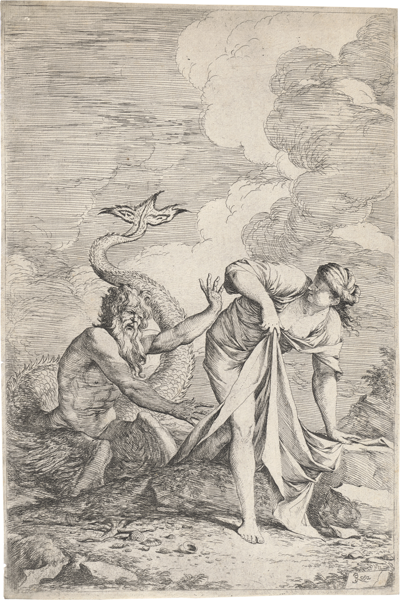 Lot 5633, Auction  127, Rosa, Salvator, Glaucus und Scylla