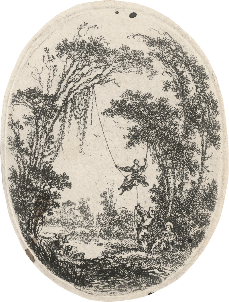 Lot 5641, Auction  127, Saint-Non, Jean-Claude-Richard Abbé de, Drei pastorale Landschaften