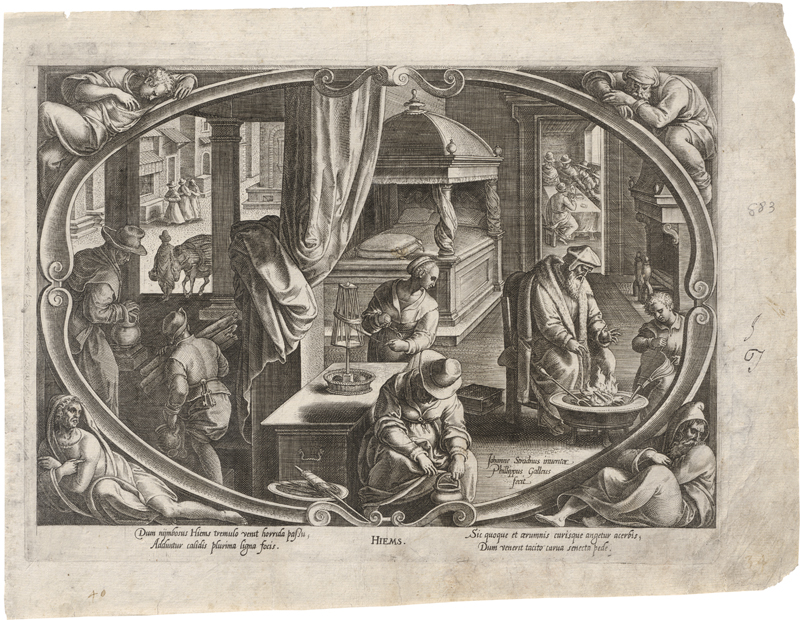 Lot 5651, Auction  127, Stradanus, Johannes - nach, Die vier Jahreszeiten