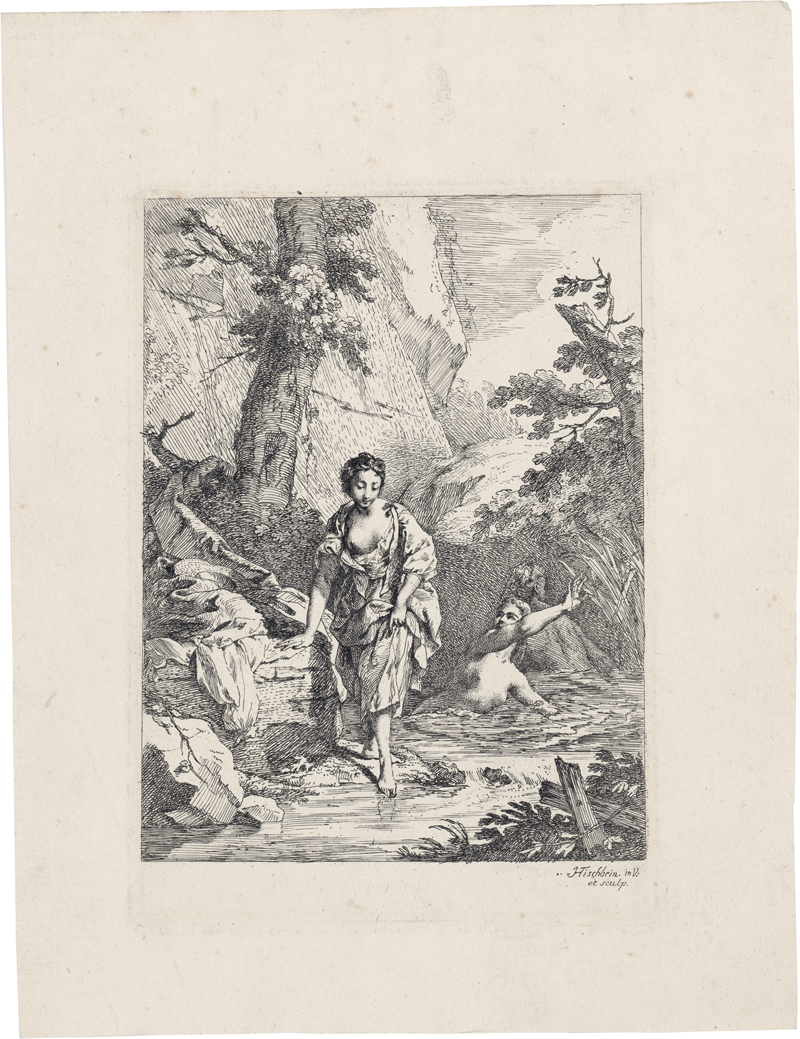 Lot 5658, Auction  127, Tischbein d. Ä., Johann Heinrich, Drei Frauen im Bade