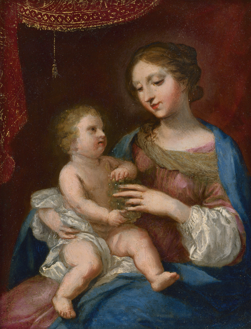 Lot 6008, Auction  127, Stella, Jacques, Madonna mit Kind, eine Traube haltend