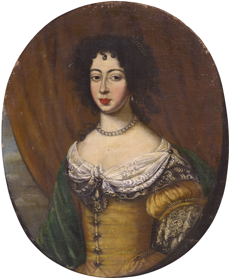 Lot 6023, Auction  127, Deutsch oder Schwedisch, um 1675. Bildnis der Charlotte Eleonora Faust