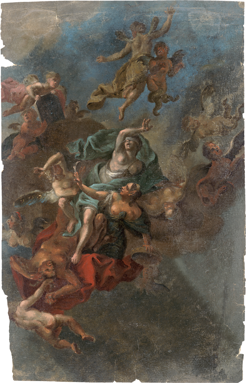 Lot 6045, Auction  127, Gran, Daniel - Werkstatt, Stürzende Laster