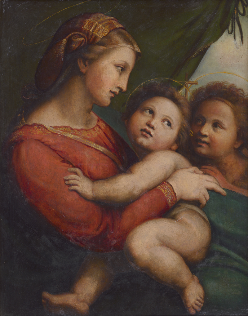 Lot 6047, Auction  127, Niessen, Wilhelm Joseph, Madonna della Tenda  (mit dem Vorhang). Nach Raffael