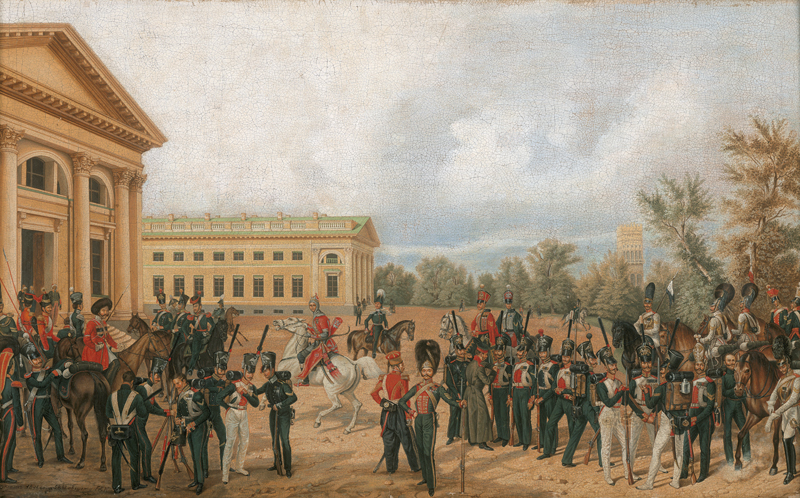Lot 6052, Auction  127, Krüger, Franz - nach, Die russische Garde in Zarskoje Selo im Jahr 1832