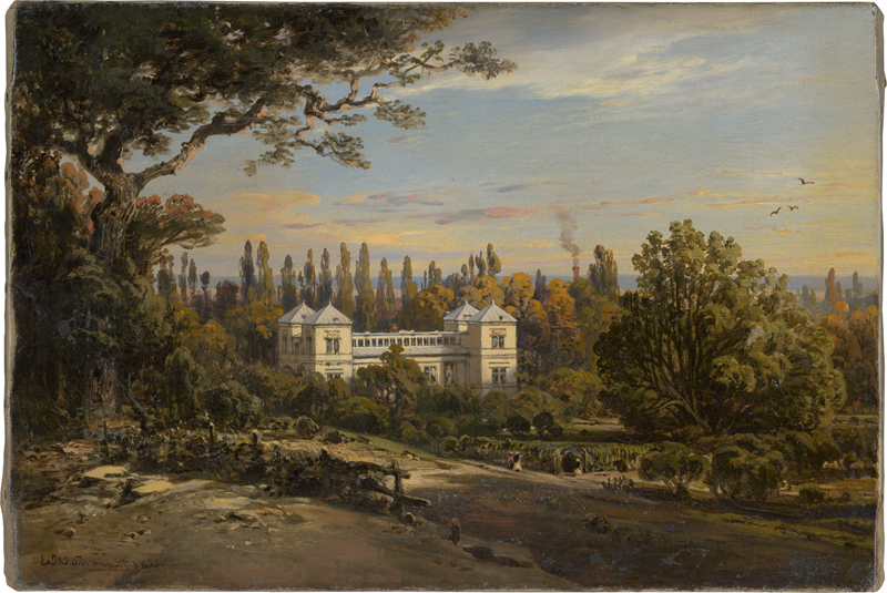 Lot 6053, Auction  127, Hildebrandt, Eduard, Schloss Tegel bei Berlin (Humboldt-Schloss)