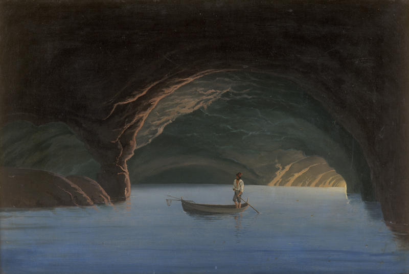 Lot 6064, Auction  127, Dänisch, um 1840. Die Blaue Grotte auf Capri