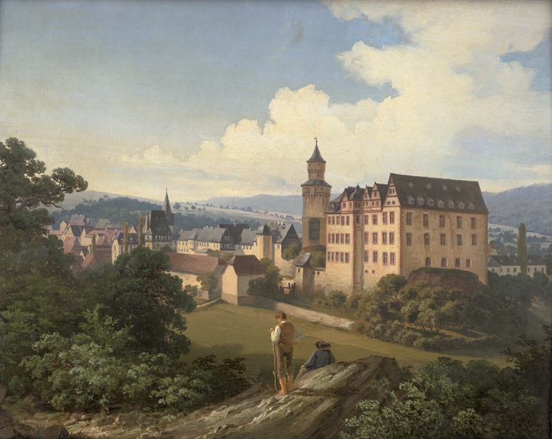 Lot 6106, Auction  127, Deutsch, um 1860. Ansicht von Idstein im Taunus