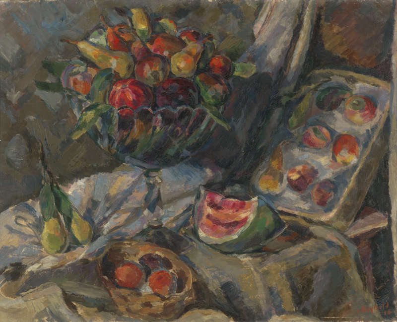 Lot 6145, Auction  127, Freyhold, Konrad Ferdinand von, "Stilleben mit Melonenschnitz"