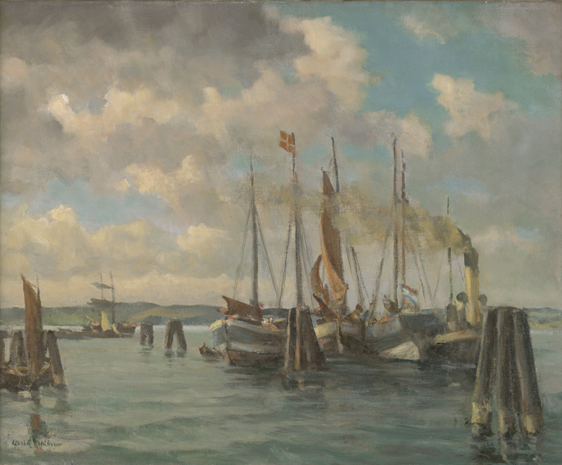 Lot 6149, Auction  127, Hübner, Ulrich, "Vier Segelschiffe"