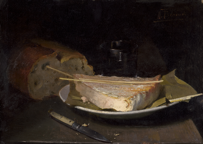Lot 6170, Auction  127, Béraud, N., Stillleben mit Weichkäse