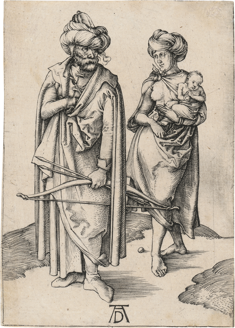 Lot 6302, Auction  127, Dürer, Albrecht, Der Orientale und sein Weib (Die Türkenfamilie)