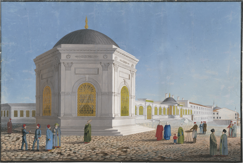 Lot 6310, Auction  127, Fossati, Gaspare - zugeschrieben, Ansicht des Mausoleums (Türbe) von Mahmut II. in Istanbul