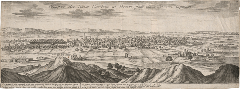 Lot 6333, Auction  127, Bodenehr I., Gabriel, Prospect der Stadt Caschan in Persien
