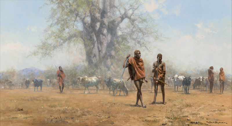 Lot 6362, Auction  127, Shepherd, David, The Land of the Masai