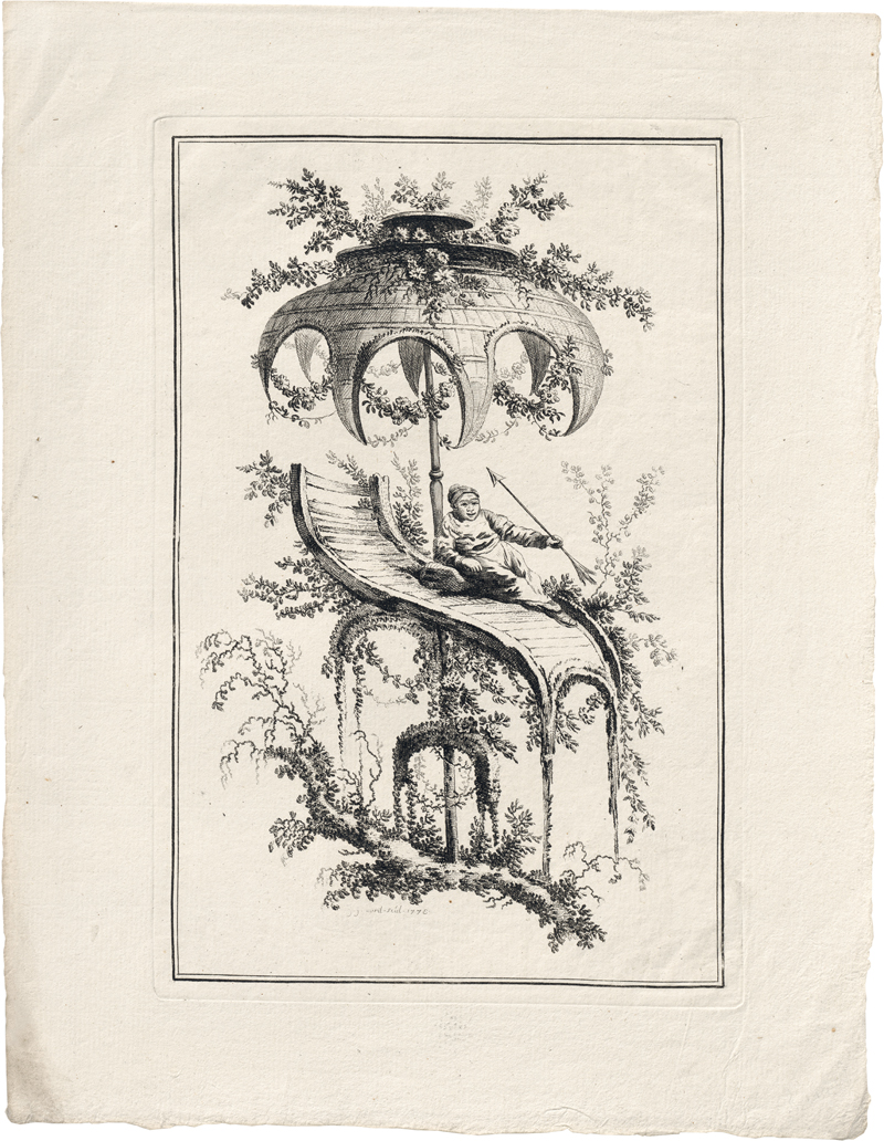 Lot 6410, Auction  127, Pillement, Jean-Baptiste - nach, Petits Parasols Chinois