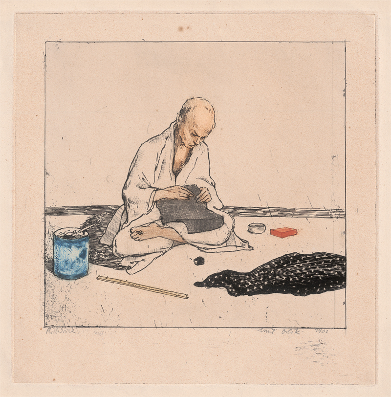 Lot 6424, Auction  127, Orlik, Emil, Ein Schneider (Japanischer Schneider)