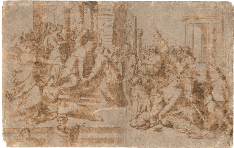 Lot 6501, Auction  127, Salviati, Francesco - Umkreis, Die Heimsuchung