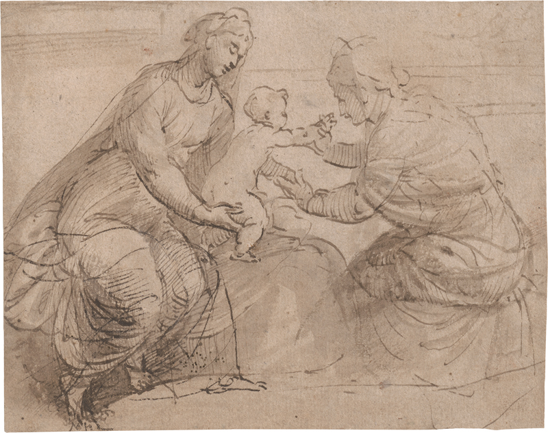 Lot 6504, Auction  127, Lombardisch, 16. Jh. Hl. Anna Selbdritt