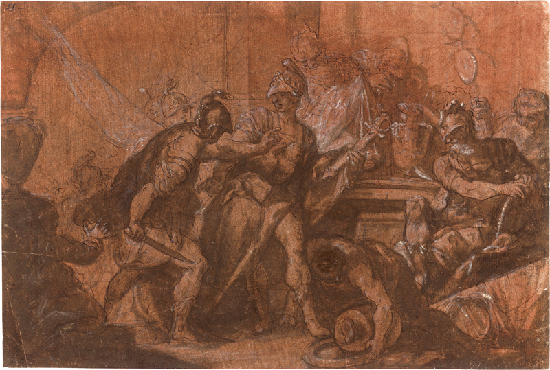 Lot 6518, Auction  127, Marcola, Marco, Römische Soldaten beim Gastmahl