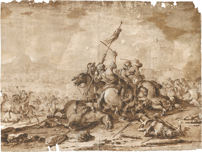 Lot 6554, Auction  127, Simonini, Francesco, Reiterschlacht mit Orientalen
