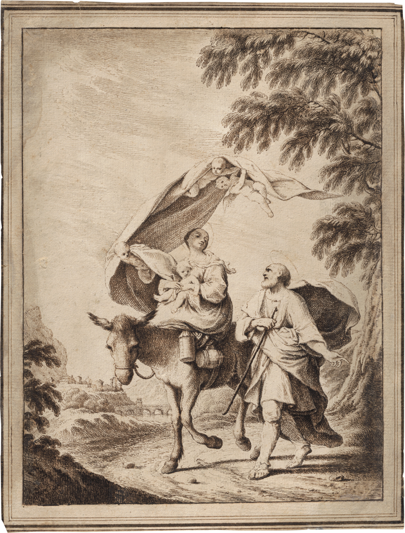 Lot 6555, Auction  127, Mattioli, Ludovico, Die Flucht nach Ägypten