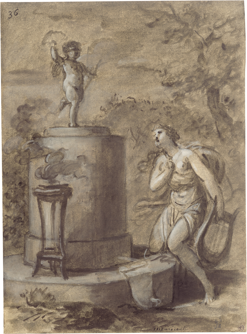 Lot 6566, Auction  127, Mouricault, Thomas-Laurent, Rauchopfer für Amor