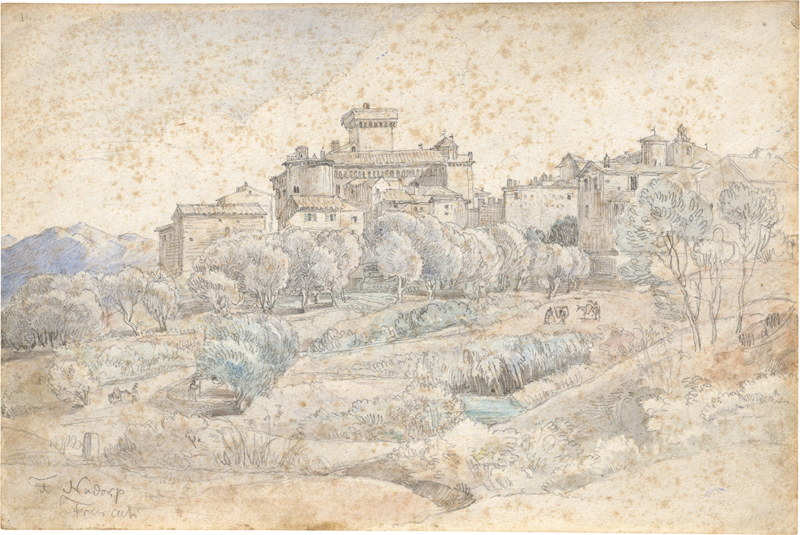 Lot 6617, Auction  127, Nadorp, Franz Johann Heinrich, Blick auf Frascati