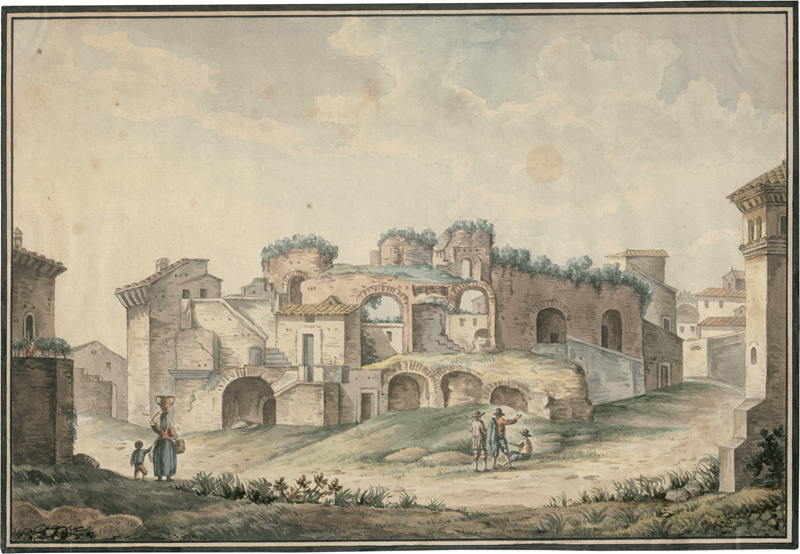 Lot 6648, Auction  127, Pomardi, Simone, Ruinen auf dem Palatin in Rom