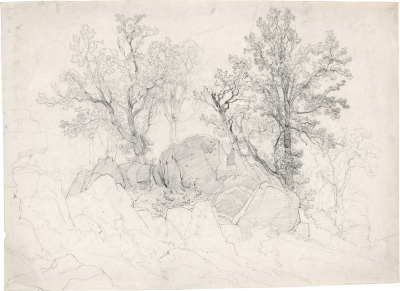 Lot 6654, Auction  127, Kanoldt, Edmund Friedrich, Die Steineichen in der Serpentara