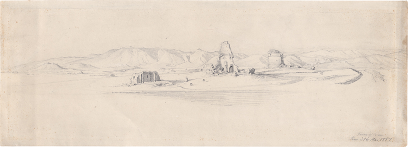 Lot 6664, Auction  127, Papperitz, Gustav Friedrich, Ruinen an der Via Prenestina bei Rom