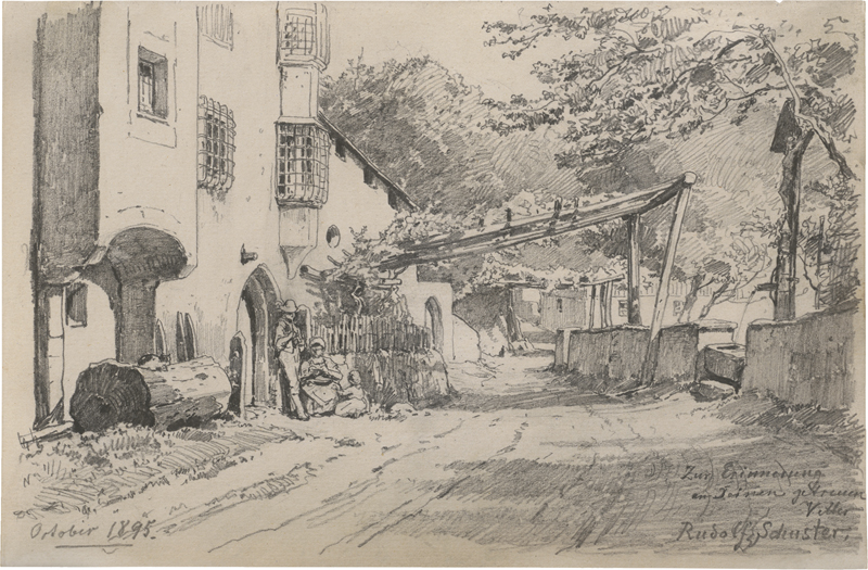 Lot 6689, Auction  127, Schuster, Rudolf Heinrich, Der Gallhof in Vahrn bei Brixen in Südtirol