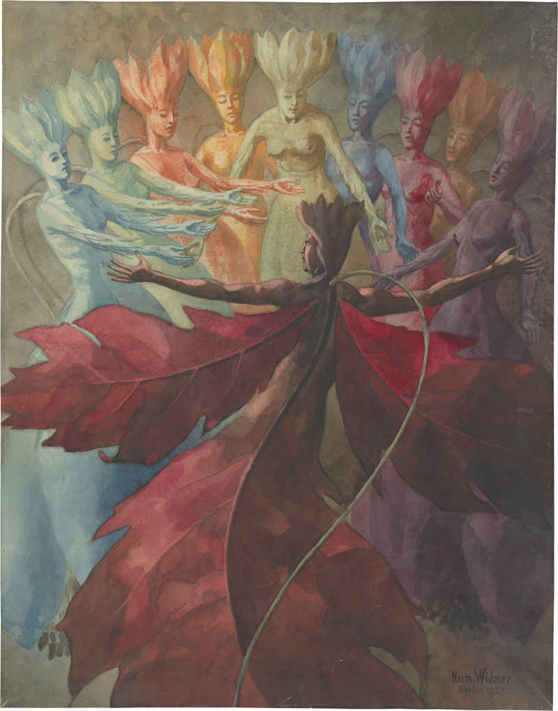 Lot 6741, Auction  127, Widmer, Hermann, Blättertanz