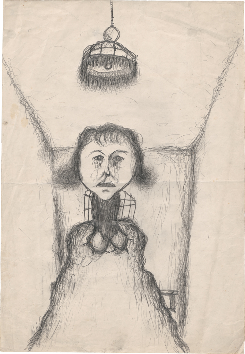 Lot 6919, Auction  127, Rainer, Arnulf, Frohe Weihnachten (Maria Lassnig?)
