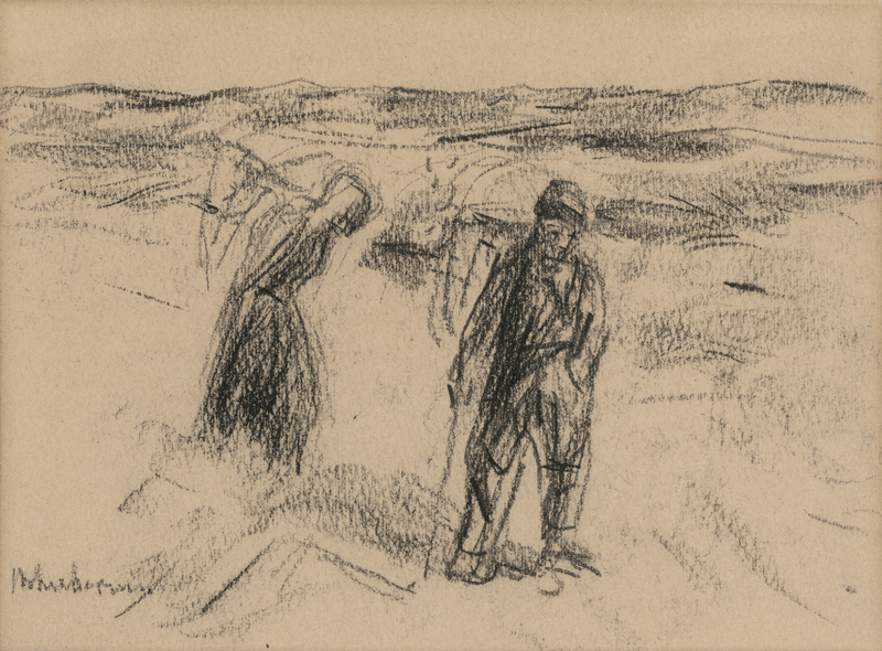 Lot 7003, Auction  127, Liebermann, Max, Mann und Frau in den Dünen