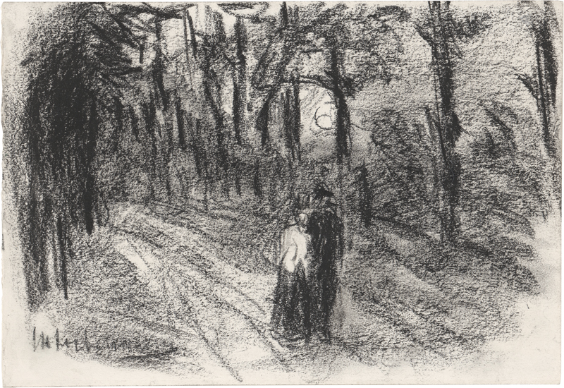 Lot 7005, Auction  127, Liebermann, Max, Allee mit Spaziergängern