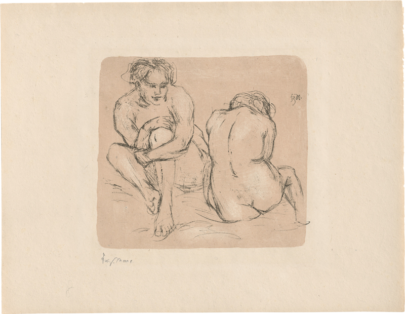 Lot 7027, Auction  127, Marc, Franz, Zwei Akte