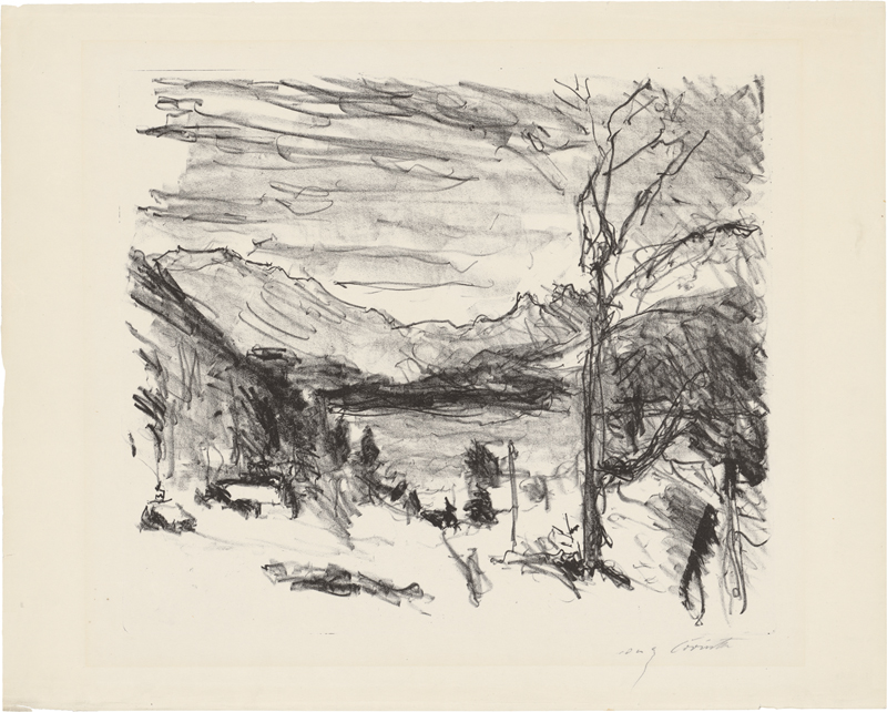 Lot 7034, Auction  127, Corinth, Lovis, Walchensee im Nebel