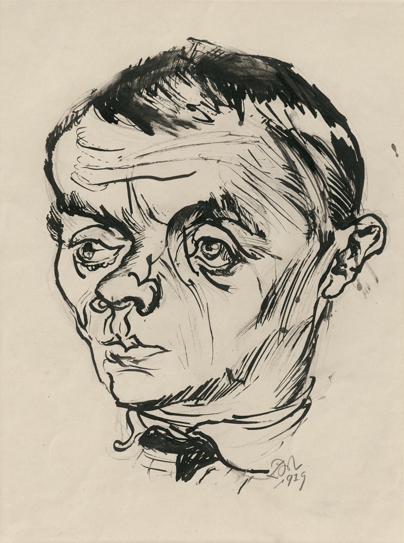 Lot 7039, Auction  127, Meidner, Ludwig, Männerbildnis