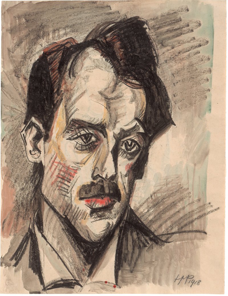 Lot 7052, Auction  127, Pechstein, Hermann Max, Bildnißköpfe I (Porträt Dr. Freundlich)